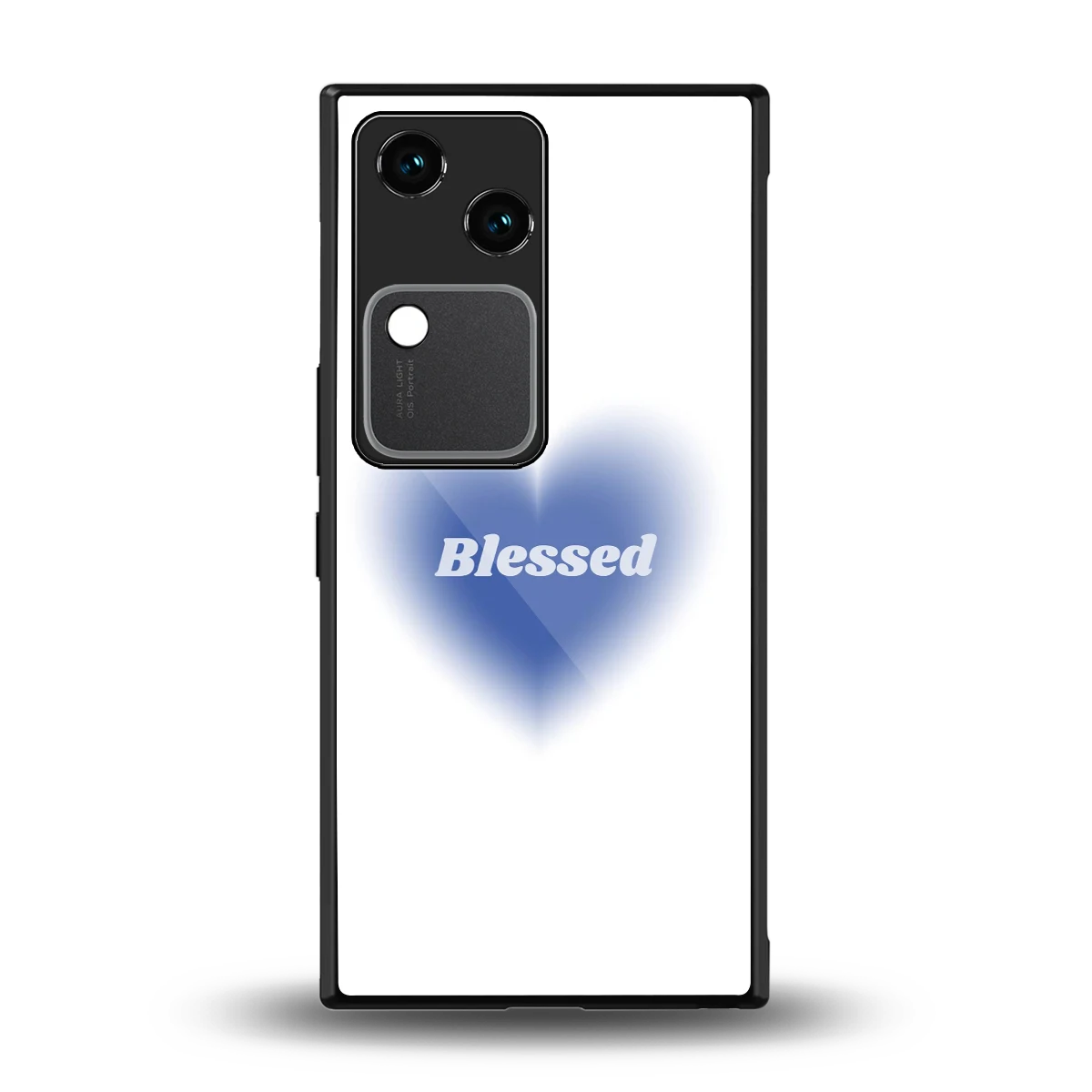 Blessed back phone cover | glass case for vivo v30