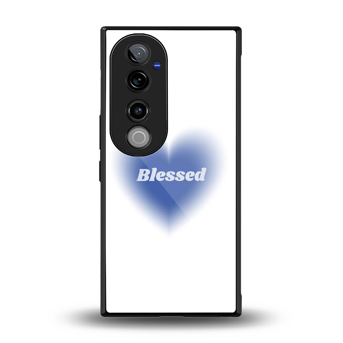 Blessed back phone cover | glass case for vivo v40 pro