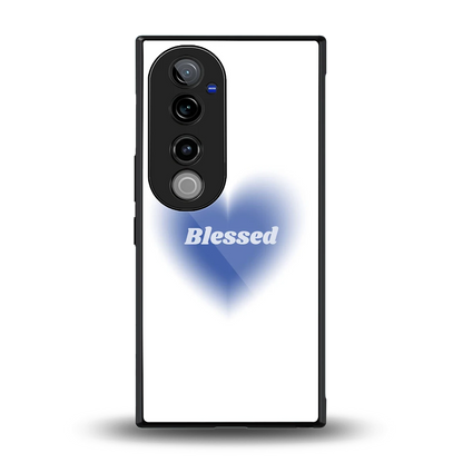 Blessed back phone cover | glass case for vivo v40 pro