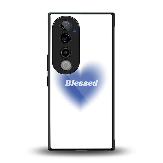 Blessed back phone cover | glass case for vivo v40 pro