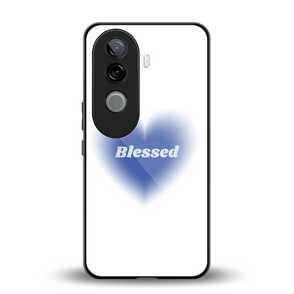 Blessed back phone cover | glass case for vivo v40e