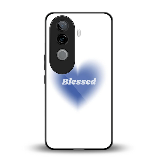 Blessed back phone cover | glass case for vivo v40e