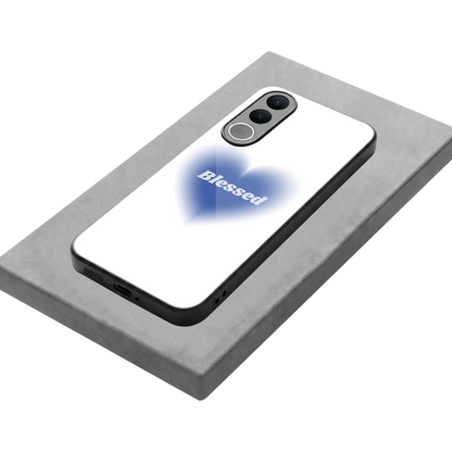 Blessed stylish phone case for vivo v70 fe | glossy glass and slim fit