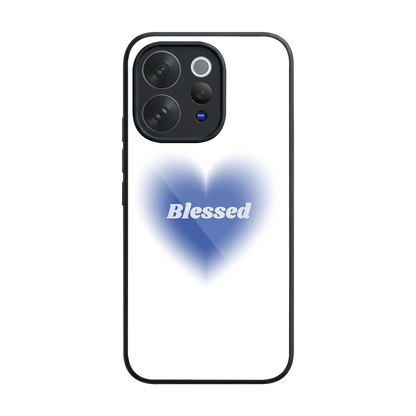 Blessed back phone cover | glass case for vivo v70