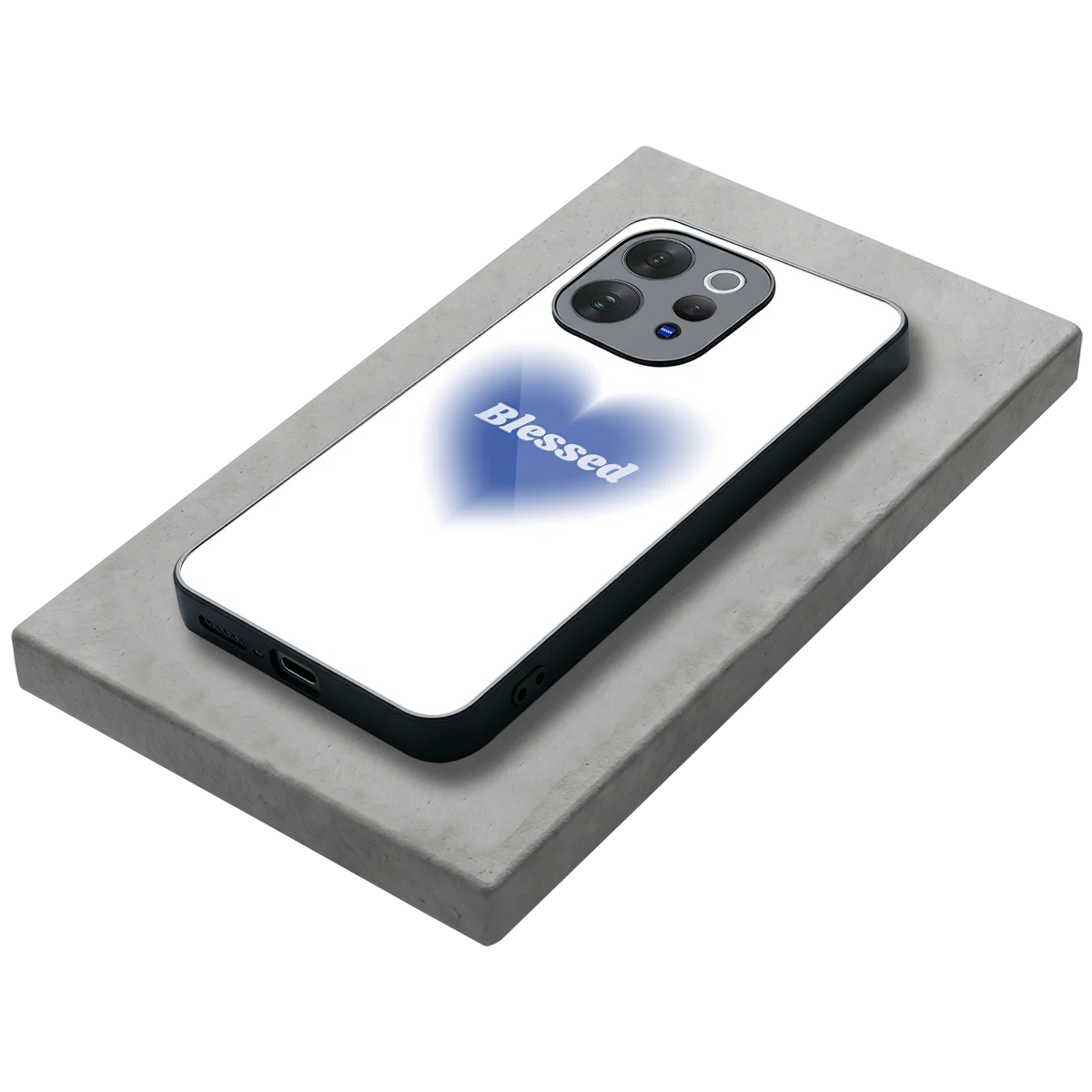 Blessed stylish phone case for vivo v70 elite | glossy glass and slim fit