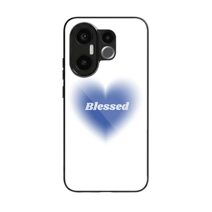 Blessed back phone cover | glass case for vivo x200 fe