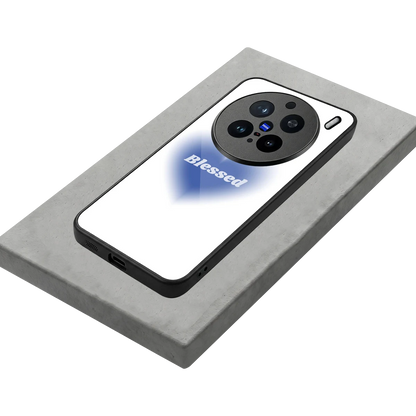 Blessed stylish phone case for vivo x200 pro | glossy glass and slim fit