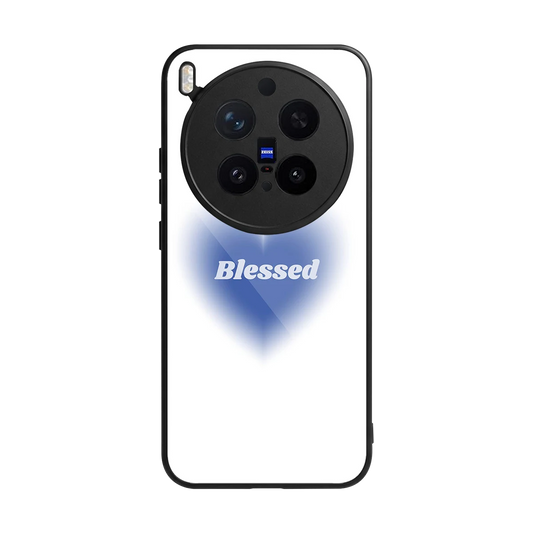 Blessed back phone cover | glass case for vivo x300 pro