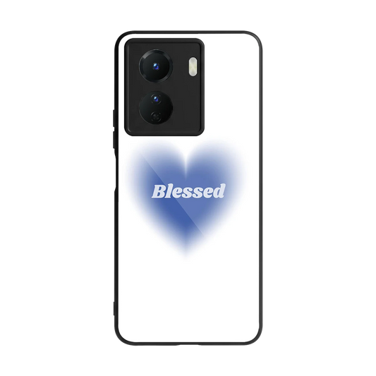 Blessed back phone cover | glass case for vivo y16