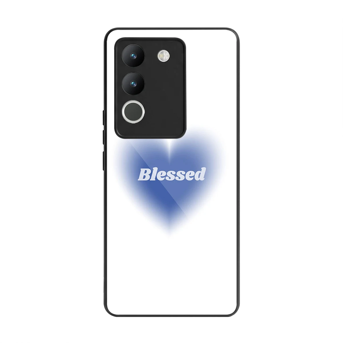 Blessed back phone cover | glass case for vivo y200 5g