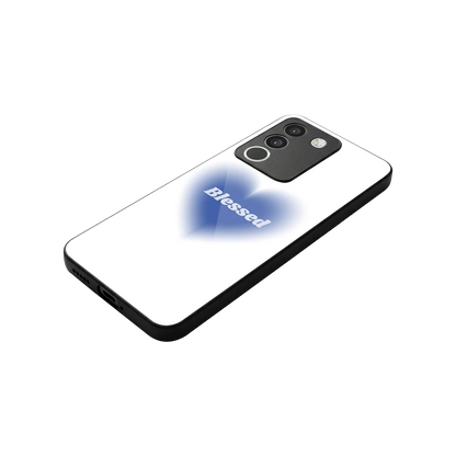 Blessed stylish phone case for vivo y200 5g | glossy glass and slim fit