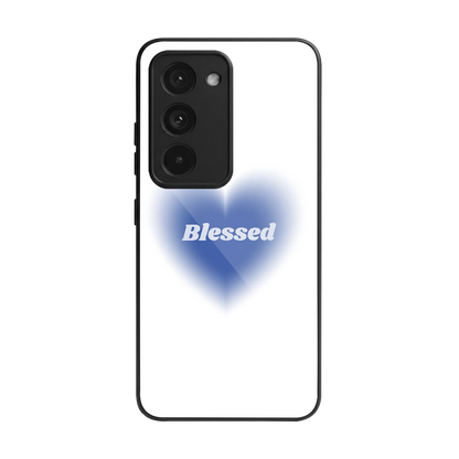 Blessed back phone cover | glass case for redmi 15 5g