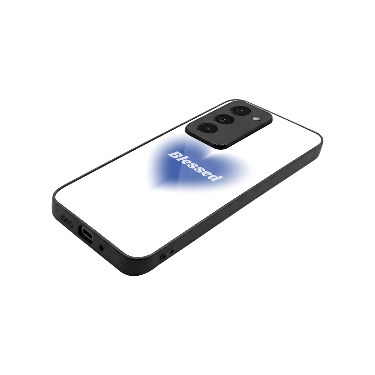 Blessed stylish phone case for redmi 15 5g | glossy glass and slim fit