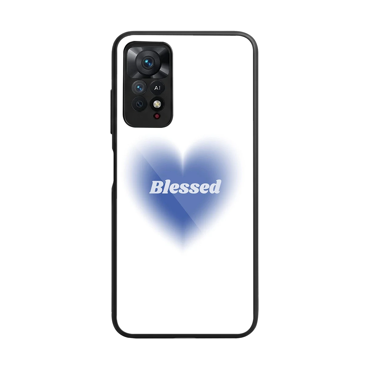 Blessed back phone cover | glass case for redmi note 11 pro