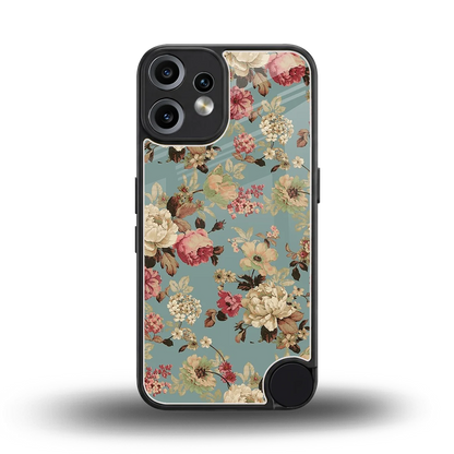 Bloom Bliss back phone cover | glass case for cmf nothing phone 2 pro