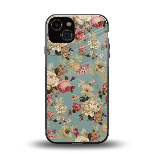 Bloom Bliss back phone cover | glass case for iphone 13