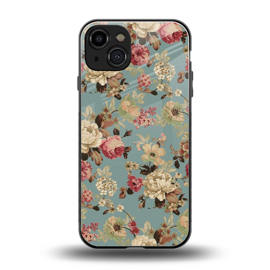 Bloom Bliss back phone cover | glass case for iphone 15