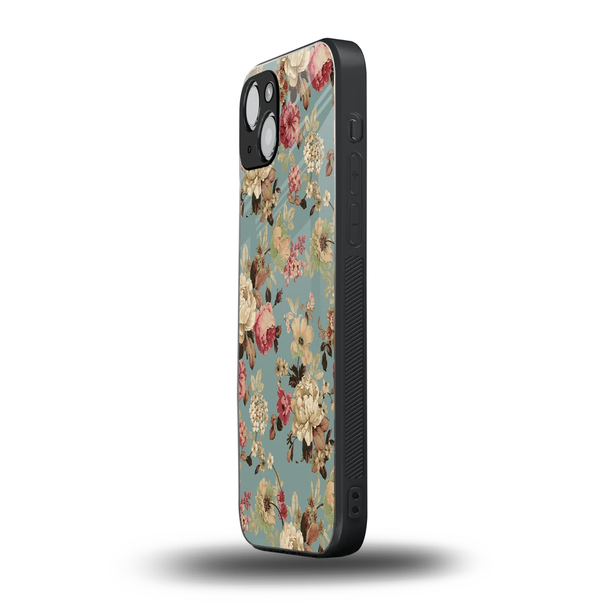 Bloom Bliss iphone 15 mobile cover | shockproof glass phone case