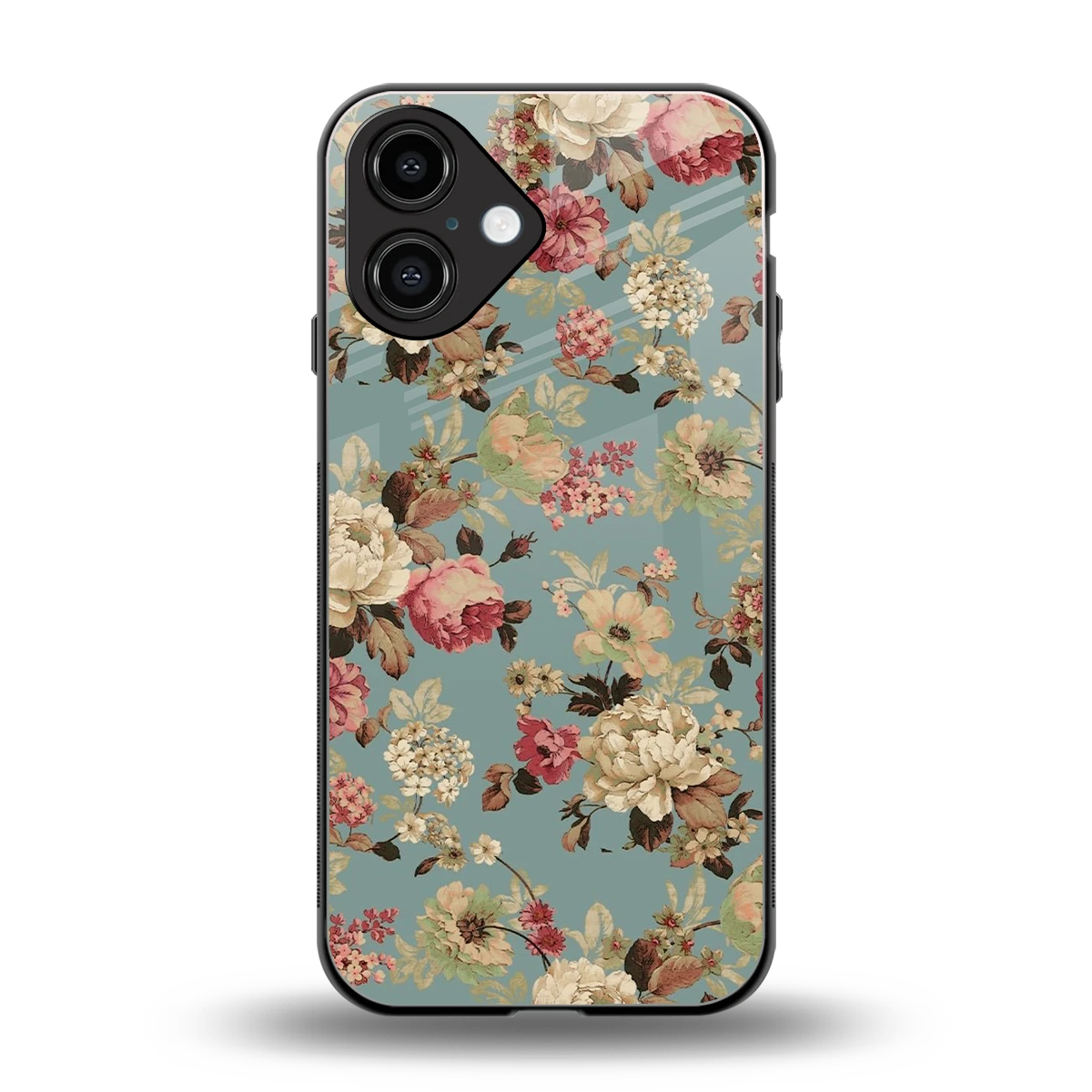 Bloom Bliss back phone cover | glass case for iphone 16