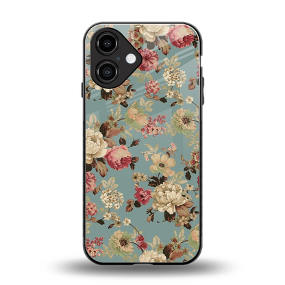 Bloom Bliss back phone cover | glass case for iphone 16