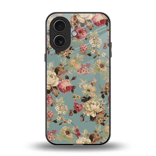 Bloom Bliss back phone cover | glass case for iphone 17
