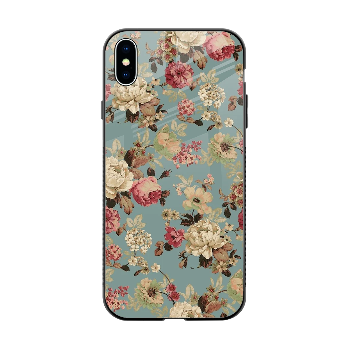 Bloom Bliss back phone cover | glass case for iphone xs max