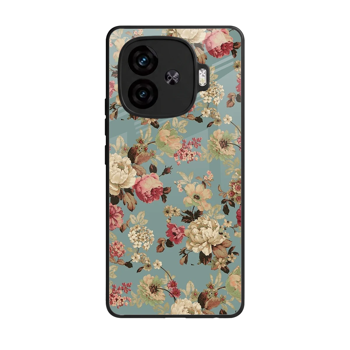 Bloom Bliss back phone cover | glass case for iqoo neo 10r 5g