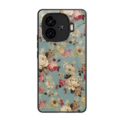 Bloom Bliss back phone cover | glass case for iqoo neo 10r 5g