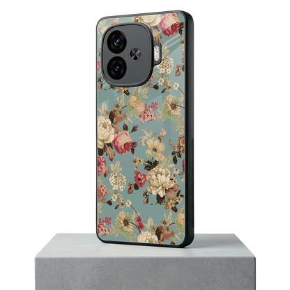 Bloom Bliss iqoo neo 10r 5g mobile cover | shockproof glass phone case