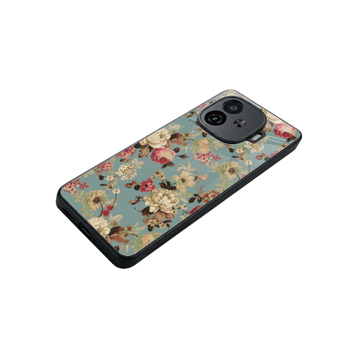 Bloom Bliss stylish phone case for iqoo neo 10r 5g | glossy glass and slim fit