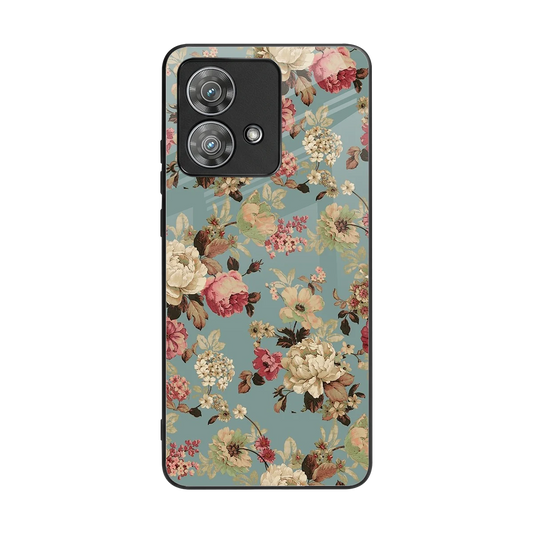 Bloom Bliss back phone cover | glass case for motorola edge 40 neo 5g