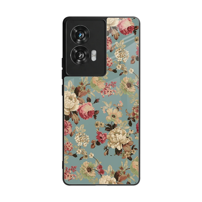 Bloom Bliss back phone cover | glass case for motorola edge 50 fusion
