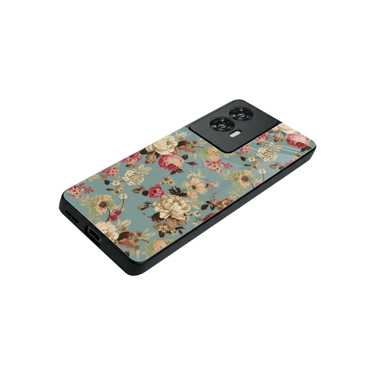 Bloom Bliss stylish phone case for motorola edge 50 fusion | glossy glass and slim fit