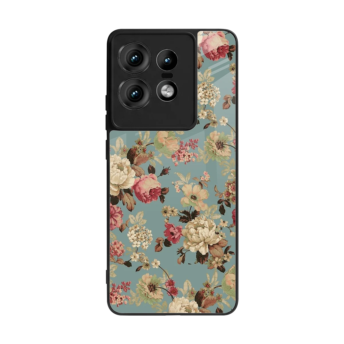 Bloom Bliss back phone cover | glass case for motorola edge 50 pro