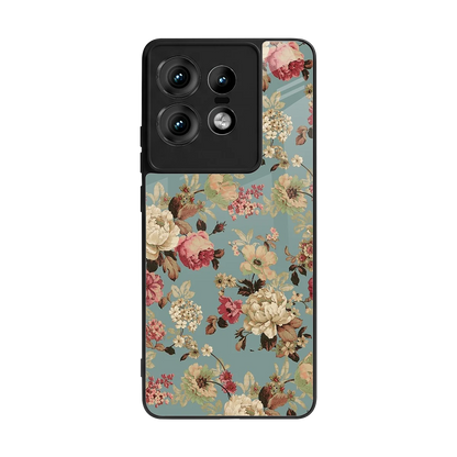 Bloom Bliss back phone cover | glass case for motorola edge 50 pro