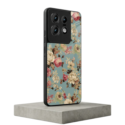 Bloom Bliss motorola edge 50 pro mobile cover | shockproof glass phone case