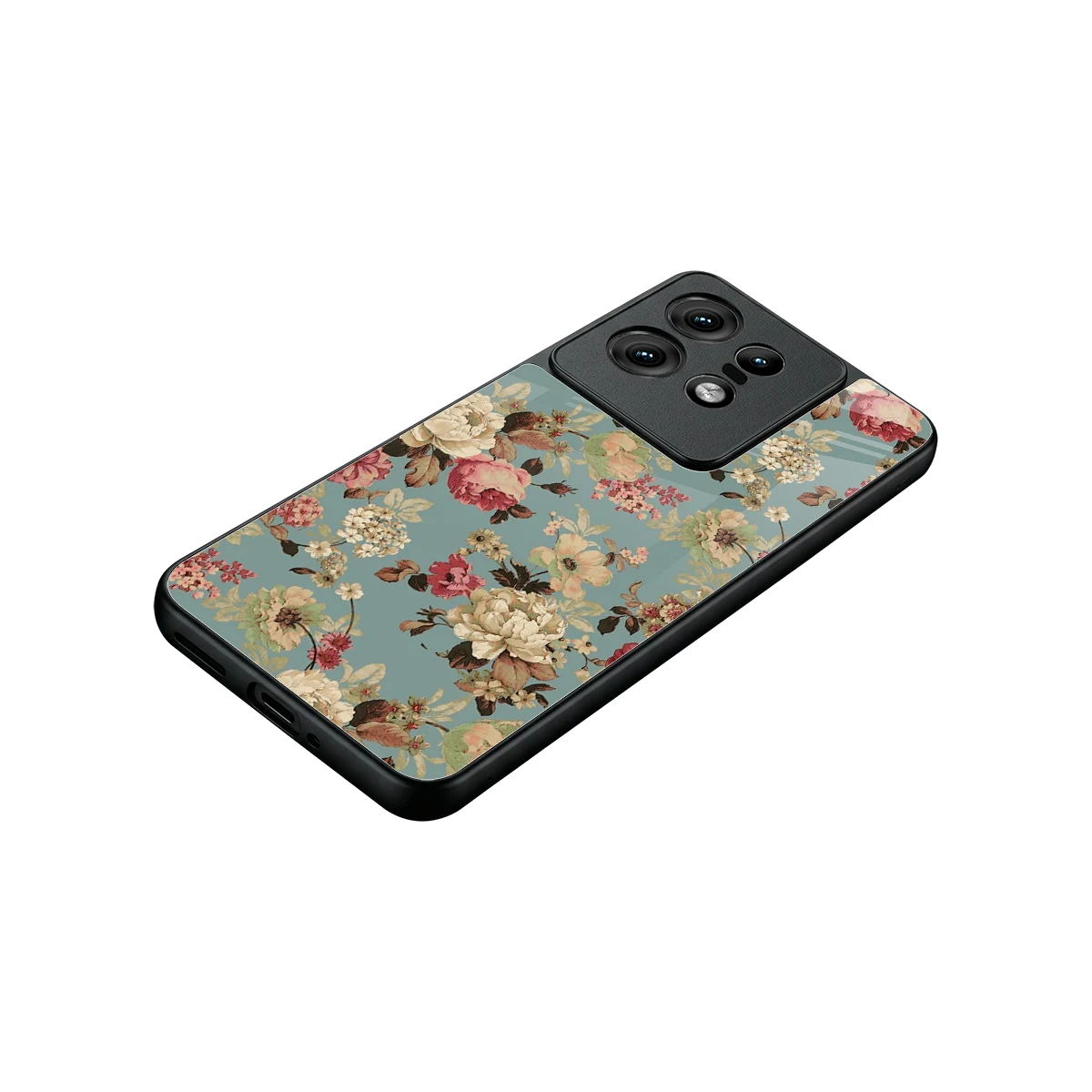 Bloom Bliss stylish phone case for motorola edge 50 pro | glossy glass and slim fit