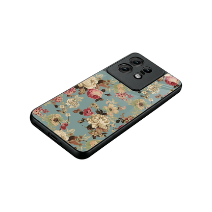 Bloom Bliss stylish phone case for motorola edge 50 pro | glossy glass and slim fit