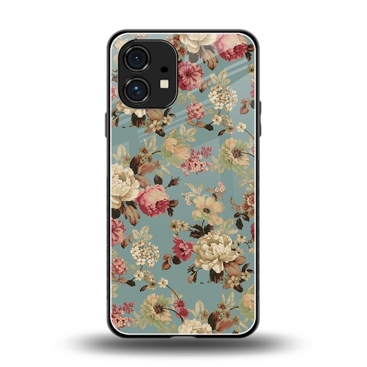 Bloom Bliss back phone cover | glass case for nothing phone 1