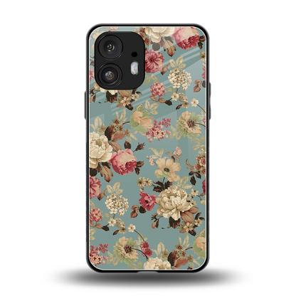 Bloom Bliss back phone cover | glass case for nothing phone 2