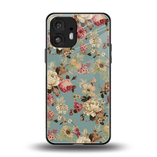 Bloom Bliss back phone cover | glass case for nothing phone 2