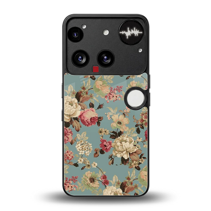 Bloom Bliss back phone cover | glass case for nothing phone 3
