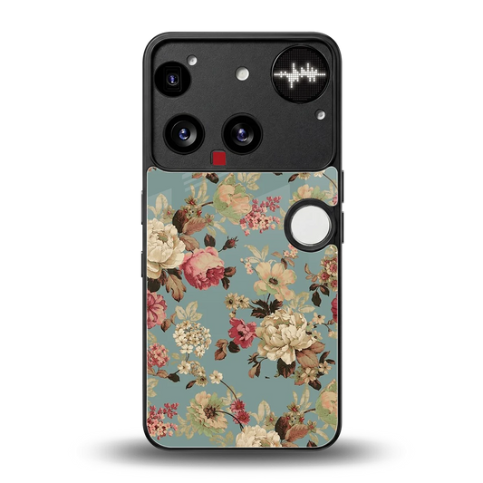 Bloom Bliss back phone cover | glass case for nothing phone 3