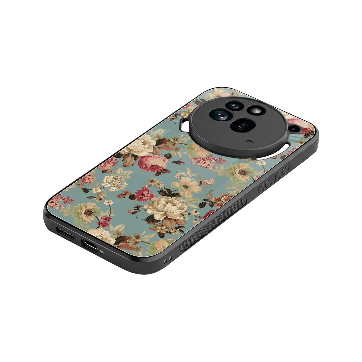 Bloom Bliss stylish phone case for nothing phone 3a pro | glossy glass and slim fit