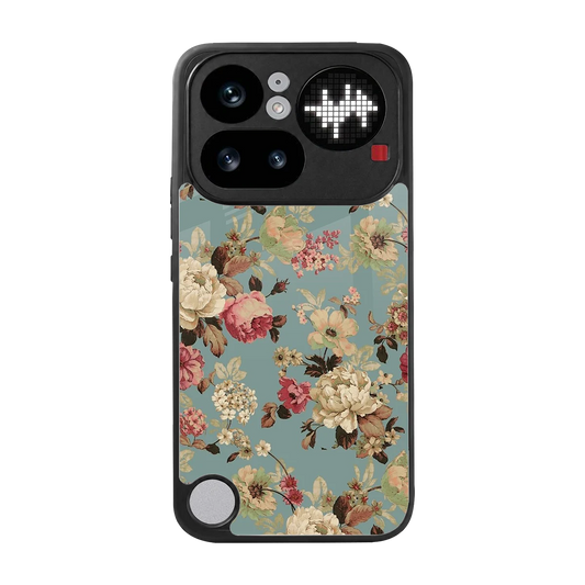 Bloom Bliss back phone cover | glass case for nothing phone 4a pro