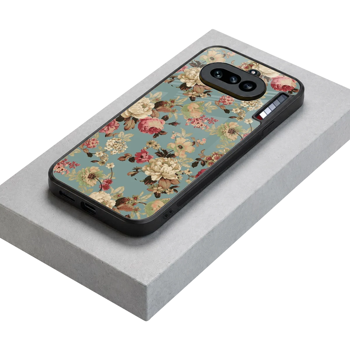 Bloom Bliss stylish phone case for nothing phone 4a | glossy glass and slim fit