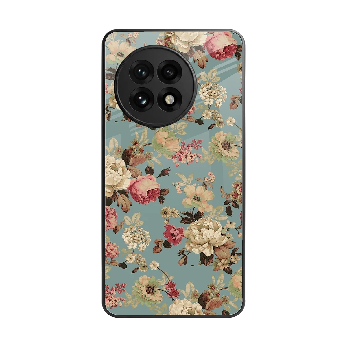 Bloom Bliss back phone cover | glass case for oneplus 13r