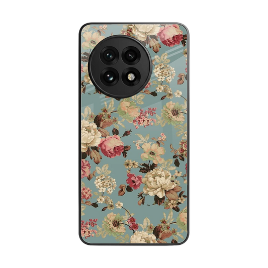 Bloom Bliss back phone cover | glass case for oneplus 13r