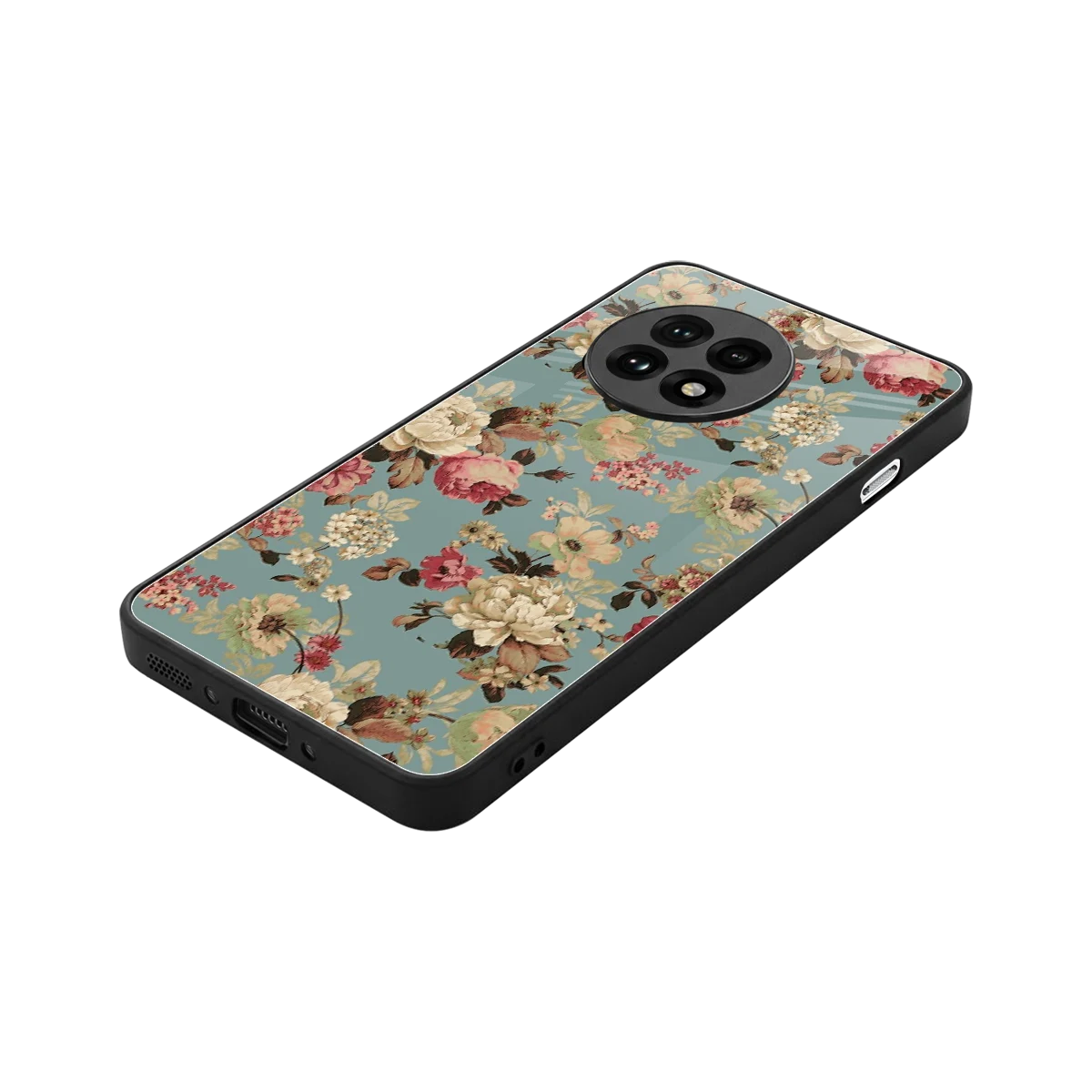 Bloom Bliss stylish phone case for oneplus 13r | glossy glass and slim fit