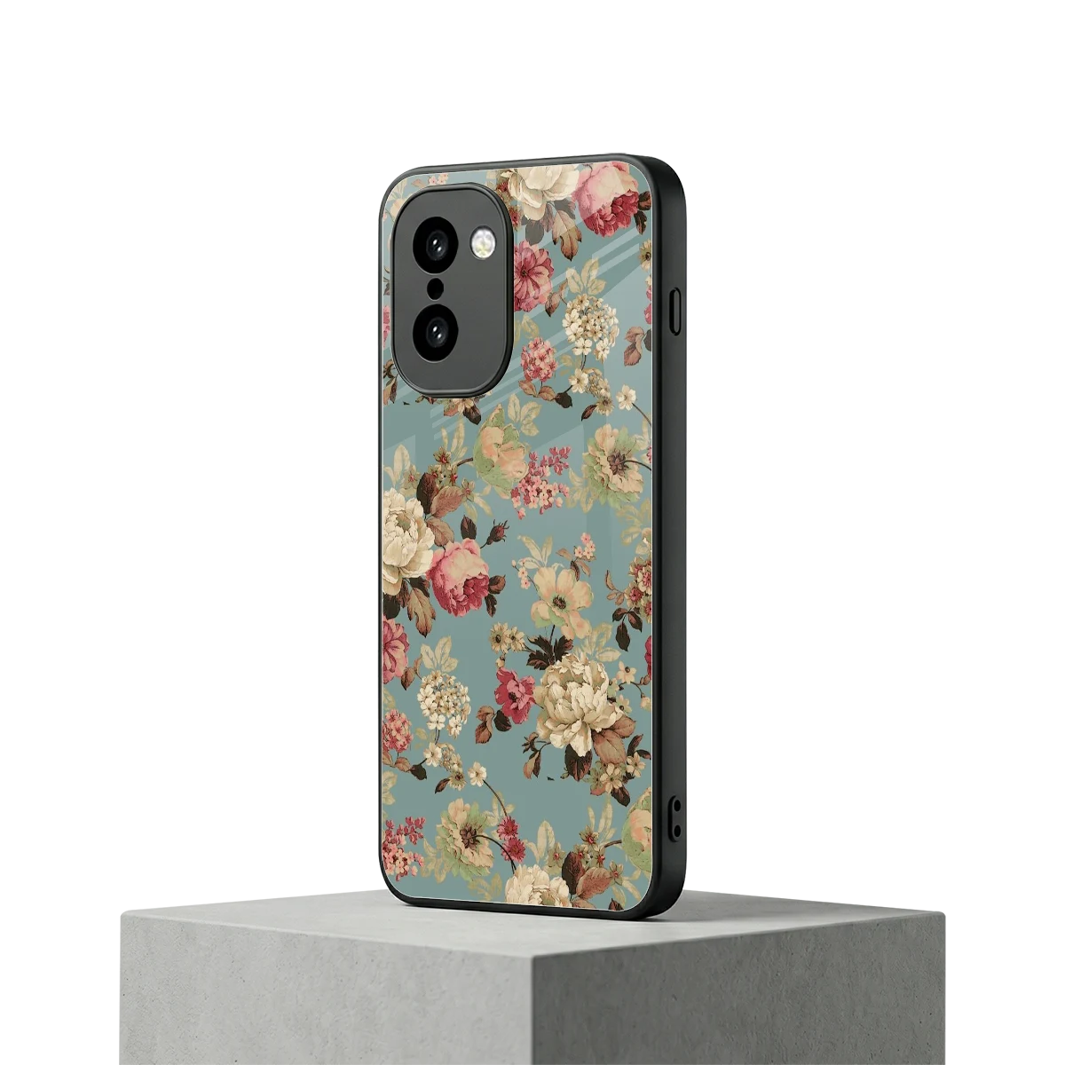 Bloom Bliss oneplus 15r mobile cover | shockproof glass phone case